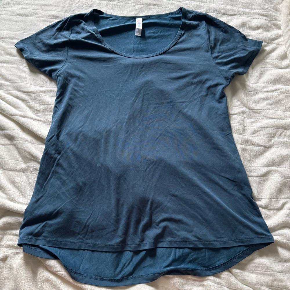 Lularoe Women’s Scoop Neck Tee -  Deep Teal